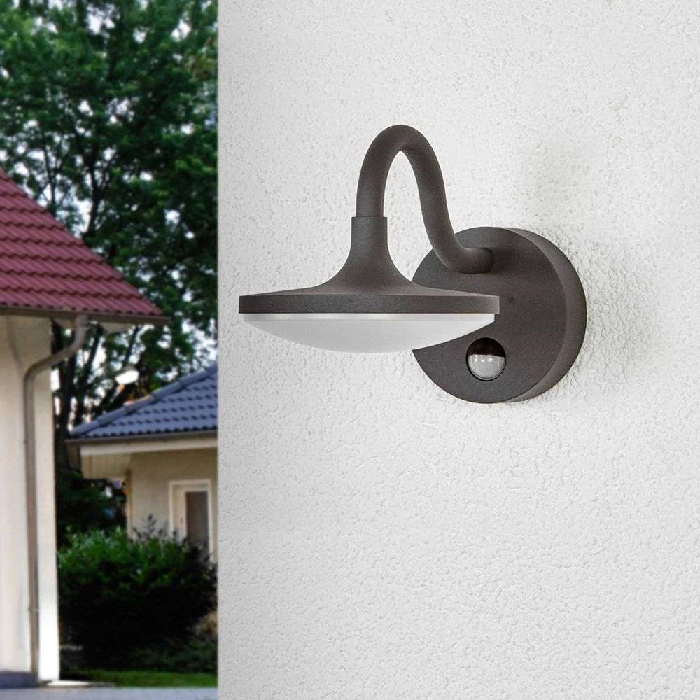 Lucande Lámparas Finny Udendørs Aplique De Pared Dark Grey/White - Lucande 2 Lucande Lámparas Finny Udendørs Aplique De Pared Dark Grey/White - Lucande - Imagen 2