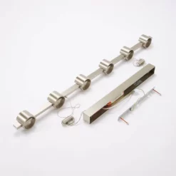 Lucande Lámparas Niro Lámpara Colgante Matt Nickel - Lucande -Lucande 42510965230276