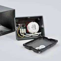 Lucande Lámparas Evie Udendørs Aplique De Pared Dark Grey/Clear - Lucande -Lucande 42510965260356