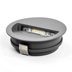 Lucande Lámparas Loya Round Exterior Luz De Pared Empotrada Dark Grey - Lucande 8 Lucande Lámparas Loya Round Exterior Luz De Pared Empotrada Dark Grey - Lucande -Lucande 42510965260663