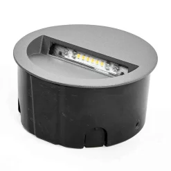 Lucande Lámparas Loya Round Exterior Luz De Pared Empotrada Dark Grey - Lucande 10 Lucande Lámparas Loya Round Exterior Luz De Pared Empotrada Dark Grey - Lucande -Lucande 42510965260665
