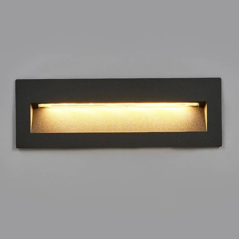 Lucande Lámparas Loya Long Empotrable Exterior IP54 Dark Grey - Lucande 2 Lucande Lámparas Loya Long Empotrable Exterior IP54 Dark Grey - Lucande - Imagen 2