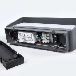 Lucande Lámparas Logan Udendørs Aplique De Pared Antracite/White - Lucande -Lucande 42510965276126