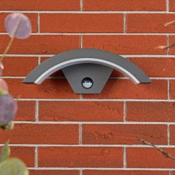 Lucande Lámparas Jule Udendørs Aplique De Pared W/Sensor Graphite/White - Lucande 8 Lucande Lámparas Jule Udendørs Aplique De Pared W/Sensor Graphite/White - Lucande -Lucande 42510965280223