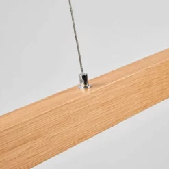 Lucande Lámparas Nora Lámpara Colgante Oak/Nickel - Lucande -Lucande 42510965318315