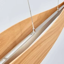 Lucande Lámparas Lian Lámpara Colgante L119 Oak/Nickel - Lucande -Lucande 42510965320985