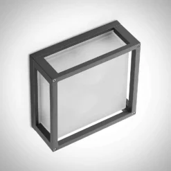 Lucande Lámparas Aurelien Square Aplique Exterior IP54 Dark Grey - Lucande -Lucande 42510965379254