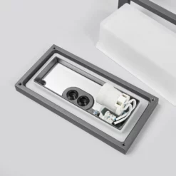 Lucande Lámparas Aurelien Long Aplique Exterior IP54 Dark Grey - Lucande -Lucande 42510965379326 1