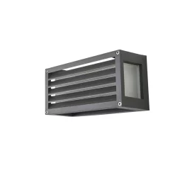 Lucande Lámparas Aurelien Cover Long Udendørs Aplique De Pared Dark Grey/White - Lucande