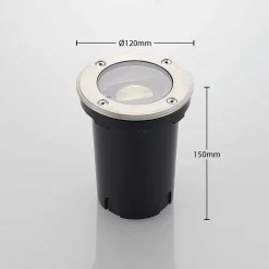 Lucande Lámparas Doris Udendørs Spot Exterior Empotrable De Suelo Steel - Lucande 7 Lucande Lámparas Doris Udendørs Spot Exterior Empotrable De Suelo Steel - Lucande -Lucande 42510965379563