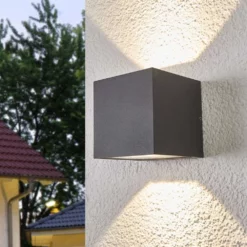 Lucande Lámparas Merjem Small Up/Down Aplique Exterior IP54 Dak Grey - Lucande 11 Lucande Lámparas Merjem Small Up/Down Aplique Exterior IP54 Dak Grey - Lucande -Lucande 42510965379706 1