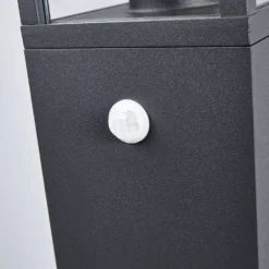 Lucande Lámparas Klemens Short Lámpara Exterior/Jardín IP54 W/Sensor Graphite - Lucande -Lucande 42510965387795