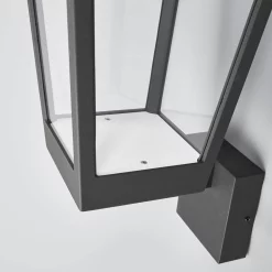 Lucande Lámparas Chaja Udendørs Aplique De Pared Dark Grey/Clear - Lucande 10 Lucande Lámparas Chaja Udendørs Aplique De Pared Dark Grey/Clear - Lucande -Lucande 42510965389395