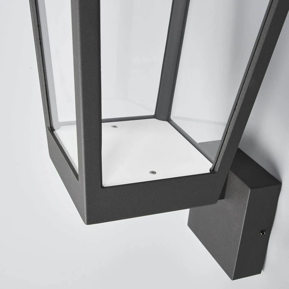 Lucande Lámparas Chaja Udendørs Aplique De Pared Dark Grey/Clear - Lucande 5 Lucande Lámparas Chaja Udendørs Aplique De Pared Dark Grey/Clear - Lucande - Imagen 5