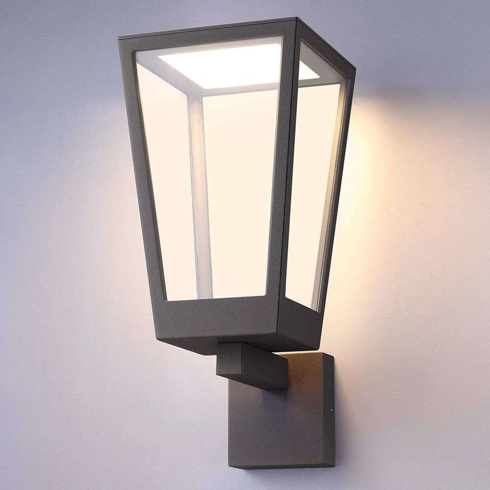 Lucande Lámparas Chaja Udendørs Aplique De Pared Dark Grey/Clear - Lucande 6 Lucande Lámparas Chaja Udendørs Aplique De Pared Dark Grey/Clear - Lucande - Imagen 6