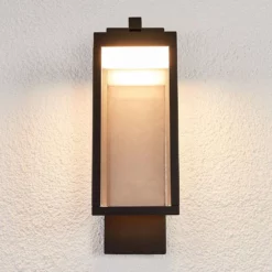 Lucande Lámparas Ferdinand Aplique Pared Exterior Dark Grey - Lucande -Lucande 42510965411513