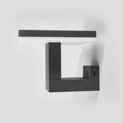 Lucande Lámparas Olesia Aplique Pared Exterior Dark Grey/Opal - Lucande -Lucande 42510965442824