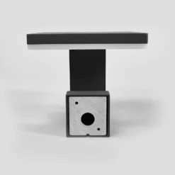 Lucande Lámparas Olesia Aplique Pared Exterior Dark Grey/Opal - Lucande -Lucande 42510965442826