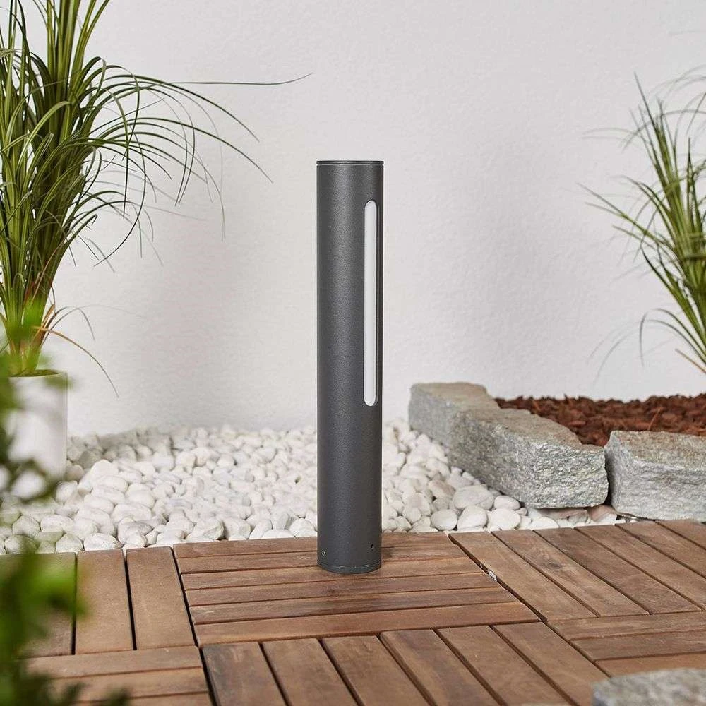 Lucande Lámparas Tomas Lámpara Para Jardín H40 Dark Grey/White - Lucande 4 Lucande Lámparas Tomas Lámpara Para Jardín H40 Dark Grey/White - Lucande - Imagen 4