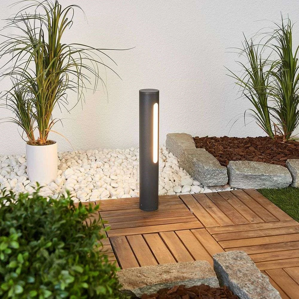 Lucande Lámparas Tomas Lámpara Para Jardín H40 Dark Grey/White - Lucande 5 Lucande Lámparas Tomas Lámpara Para Jardín H40 Dark Grey/White - Lucande - Imagen 5