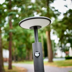 Lucande Lámparas Fenia Lámpara Para Jardín W/Sensor Anthracite/Opal - Lucande -Lucande 42510965480135