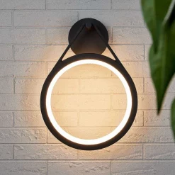 Lucande Lámparas Mirco Aplique Pared Exterior Graphite/White - Lucande -Lucande 42510965485633