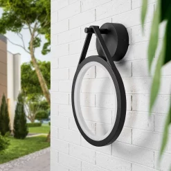 Lucande Lámparas Mirco Aplique Pared Exterior Graphite/White - Lucande -Lucande 42510965485636