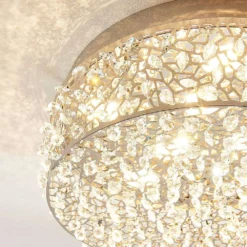 Lucande Lámparas Felias Lámpara De Techo Chrome/Clear - Lucande -Lucande 42510965487094