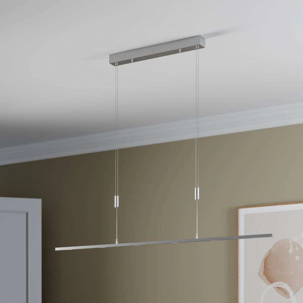 Lucande Lámparas Arnik Lámpara Colgante L140 Nickel - Lucande 3 Lucande Lámparas Arnik Lámpara Colgante L140 Nickel - Lucande - Imagen 3