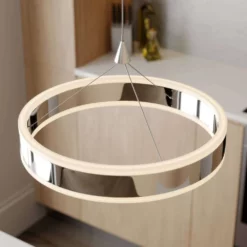 Lucande Lámparas Lyani Lámpara Colgante L85 Chrome/White - Lucande 8 Lucande Lámparas Lyani Lámpara Colgante L85 Chrome/White - Lucande -Lucande 42510965502833