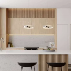 Lucande Lámparas Lyani Lámpara Colgante L85 Chrome/White - Lucande 9 Lucande Lámparas Lyani Lámpara Colgante L85 Chrome/White - Lucande -Lucande 42510965502834