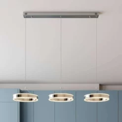 Lucande Lámparas Lyani Lámpara Colgante L115 Chrome/White - Lucande 9 Lucande Lámparas Lyani Lámpara Colgante L115 Chrome/White - Lucande -Lucande 42510965502904