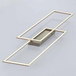 Lucande Lámparas Quadra Lámpara De Techo Dim. M Steel/White - Lucande -Lucande 42510965509624