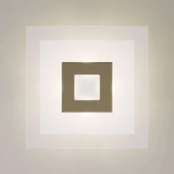 Lucande Lámparas Tian Lámpara De Techo 39x39 Alu/Clear - Lucande -Lucande 42510965543115