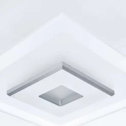 Lucande Lámparas Tian Lámpara De Techo 25x25 Alu/Clear - Lucande -Lucande 42510965543285