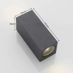 Lucande Lámparas Lavina Up/Down Aplique Pared Exterior Dark Grey - Lucande 9 Lucande Lámparas Lavina Up/Down Aplique Pared Exterior Dark Grey - Lucande -Lucande 42510965559434