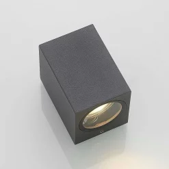 Lucande Lámparas Lavina Down Aplique Pared Exterior Dark Grey - Lucande -Lucande 42510965559746