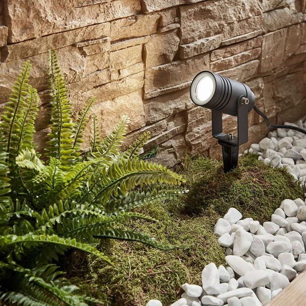 Lucande Lámparas Galina Spot W/Spike Exterior Dark Grey - Lucande 3 Lucande Lámparas Galina Spot W/Spike Exterior Dark Grey - Lucande - Imagen 3