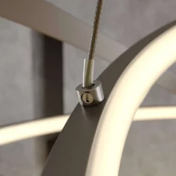 Lucande Lámparas Ezana Lámpara Colgante Nickel - Lucande -Lucande 42510965568584