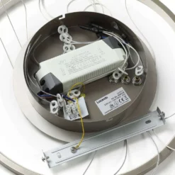 Lucande Lámparas Ezana Lámpara Colgante Nickel - Lucande -Lucande 42510965568586