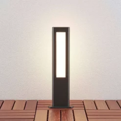 Lucande Lámparas Mhairi Lámpara Para Jardín H50 Anthracite/White - Lucande -Lucande 42510965569193