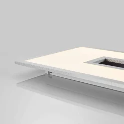 Lucande Lámparas Durun Long Lámpara De Techo White/Silver - Lucande -Lucande 42510965596516