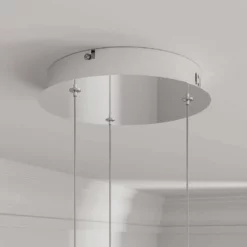 Lucande Lámparas Hayley 3 Lámpara Colgante Clear/Chrome - Lucande -Lucande 42510965624463