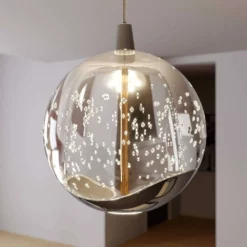 Lucande Lámparas Hayley 5 Line Lámpara Colgante Clear/Chrome - Lucande -Lucande 42510965624846