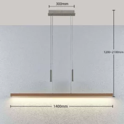 Lucande Lámparas Tamlin Lámpara Colgante Beech - Lucande -Lucande 42510965625075 1