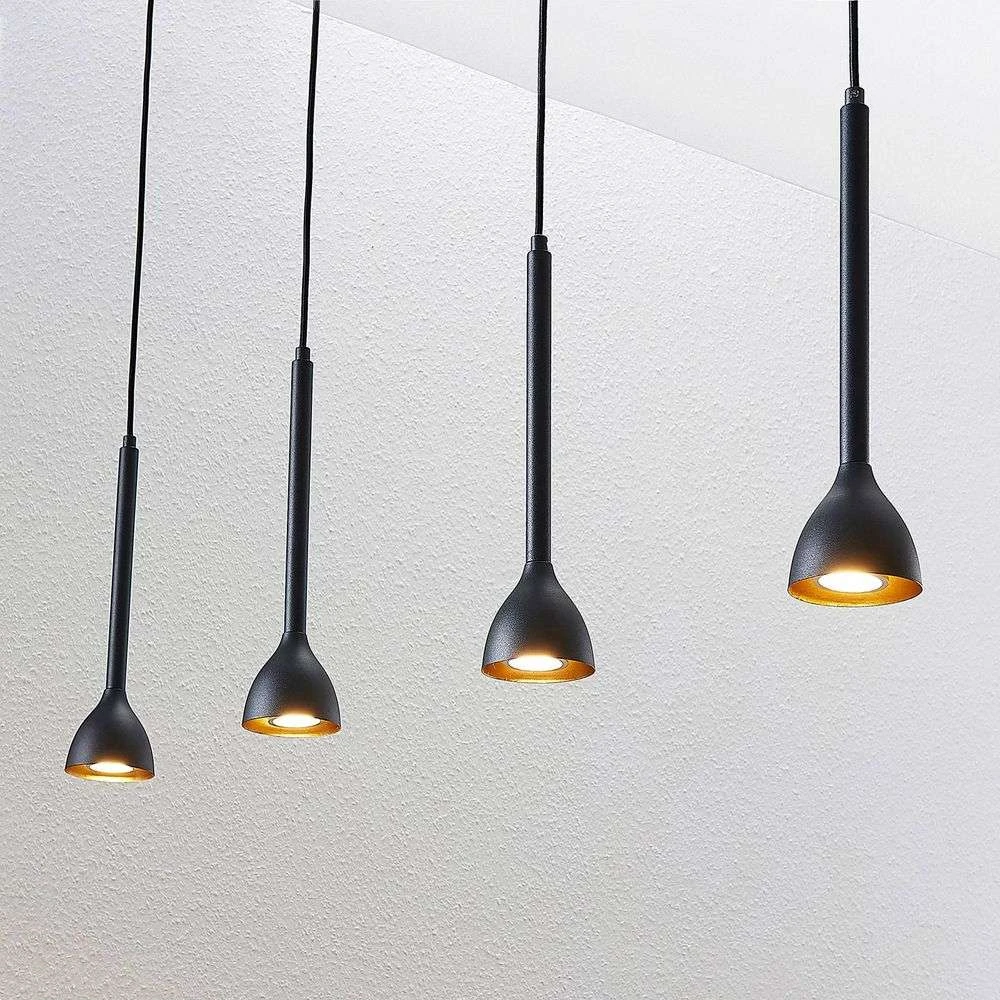 Lucande Lámparas Nordwin 4 Lámpara Colgante Black/Gold - Lucande 6 Lucande Lámparas Nordwin 4 Lámpara Colgante Black/Gold - Lucande - Imagen 6