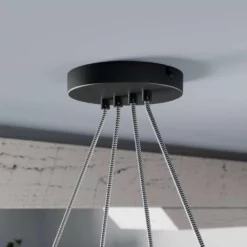 Lucande Lámparas Asta 4 Lámpara Colgante Grey/Wood - Lucande -Lucande 42510965663214 3