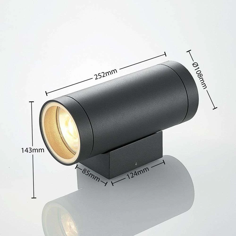 Lucande Lámparas Thomke Aplique Exterior Dark Grey - Lucande 4 Lucande Lámparas Thomke Aplique Exterior Dark Grey - Lucande - Imagen 4