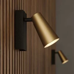 Lucande Lámparas Angelina Aplique De Pared Brass/Gold - Lucande -Lucande 4251096569797lucande angelina strahler messing gold3