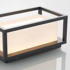 Lucande Lámparas Ilirian Aplique Exterior Graphite/White - Lucande -Lucande 42510965731385